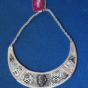 Lydell NYC Womens Necklace Snakeskin Pattern